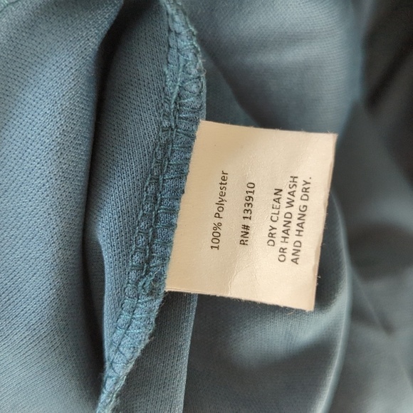 Show Me Your Mumu V Neck Maxi Dress Teal M wedding bridesmaid bohemian evening - Picture 7 of 7